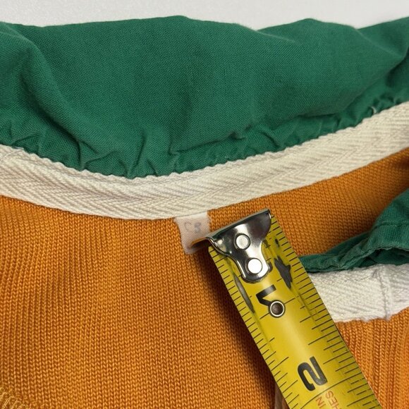 Vintage Marauders Rugby Jersey Shirt Mens Large 23x31 Orange - Picture 12 of 14